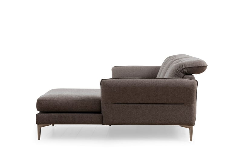 Chandara Sofa med Divan 3-seter - Grå - Møbler - Sofaer - Sofa med sjeselong