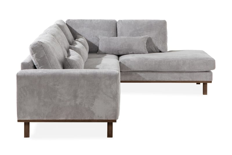 Copenhagen 2,5-seter Sofa Cordfløyel - Lysegrå - Møbler - Sofaer - Sofa med sjeselong