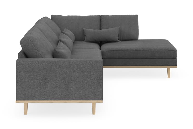 Copenhagen 2,5-seters L-Sofa Lin - Grå - Sofa med sjeselong - 2 seters sofa med divan