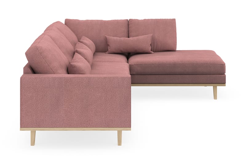 Copenhagen 2,5-seters L-Sofa Lin - Lyserød - Møbler - Sofaer - Sofa med sjeselong