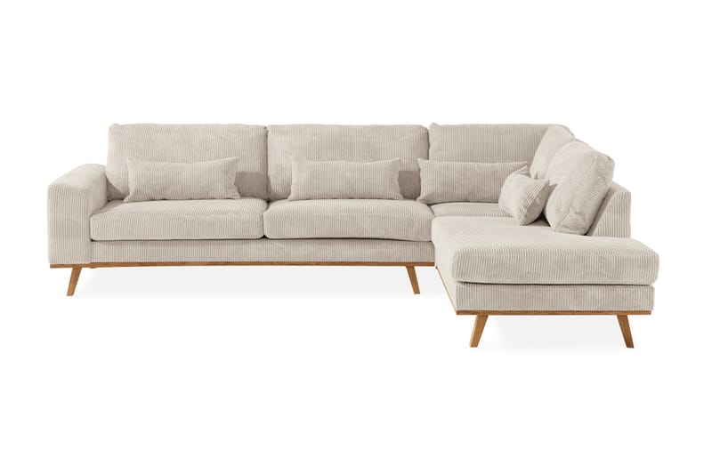 Copenhagen 4-seters L Sofa Manchester 291 cm bred - Beige - Møbler - Sofaer - Sofa med sjeselong