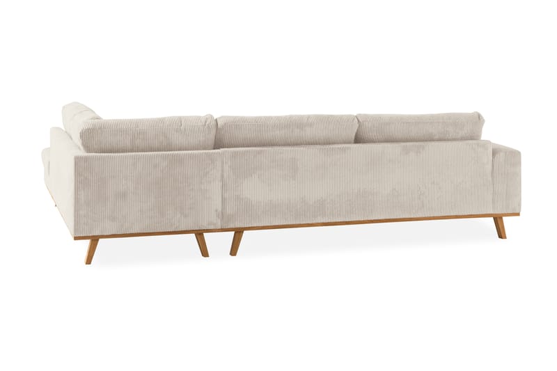 Copenhagen 4-seters L Sofa Manchester 291 cm bred - Beige - Møbler - Sofaer - Sofa med sjeselong