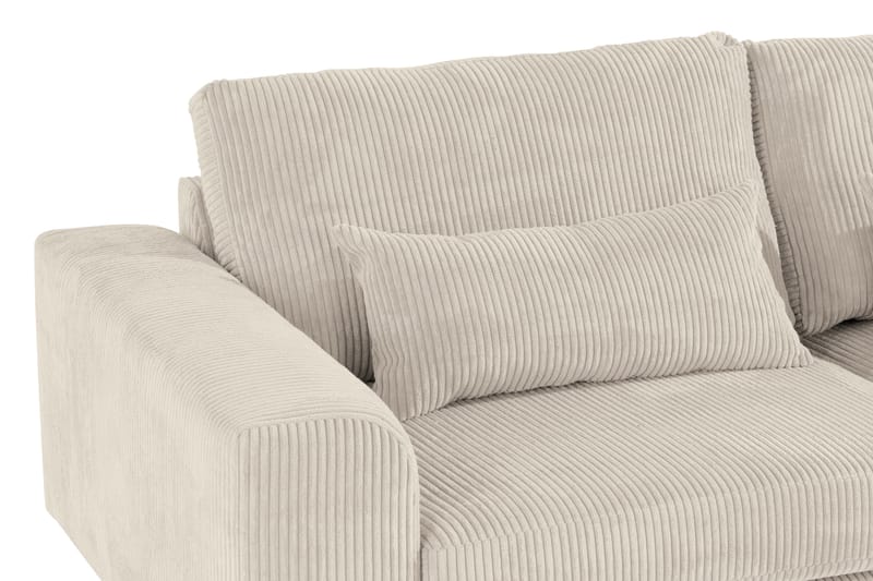 Copenhagen 4-seters L Sofa Manchester Divan Venstre - Beige - Møbler - Sofaer - Sofa med sjeselong