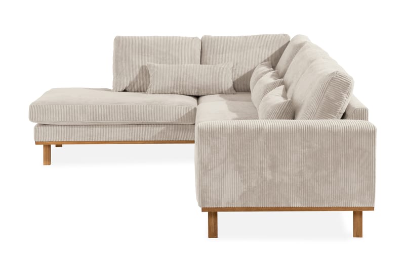 Copenhagen 4-seters L Sofa Manchester Sjeselong Venstre - Beige - Møbler - Sofaer - Sofa med sjeselong