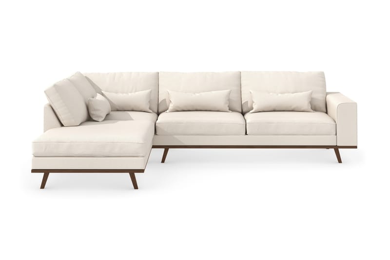 Copenhagen 4-seters L Sofa Sjeselong Venstre - Lys Beige - Møbler - Sofaer - Sofa med sjeselong