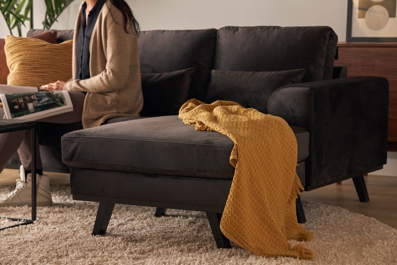 Copenhagen Compact L Sofa Vendbar Divan Høyre - Grå - Møbler - Sofaer - Sofa med sjeselong