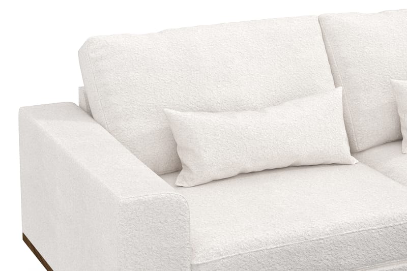 Copenhagen Divansofa Høyre Lin - Sofa med sjeselong - Skinnsofaer - 2 seters sofa med divan - 3 seters sofa med divan - 4 seters sofa med divan - Fløyel sofaer