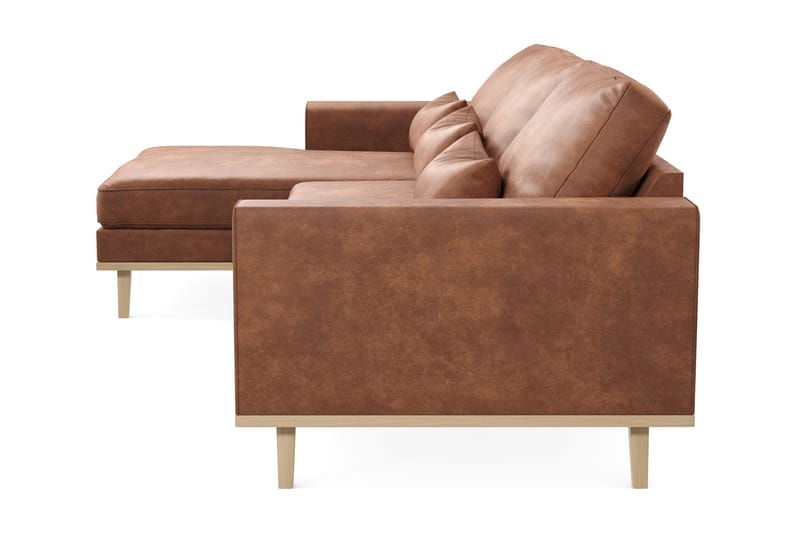 Copenhagen Divansofa Lin - Brun - Møbler - Sofaer - Sofa med sjeselong