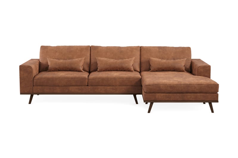 Copenhagen Divansofa Lin - Brun - Møbler - Sofaer - Sofa med sjeselong