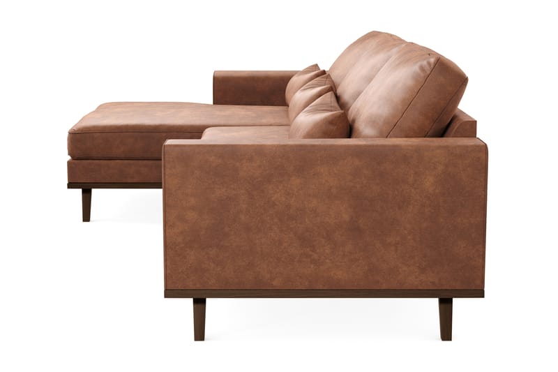 Copenhagen Divansofa Lin - Brun - Møbler - Sofaer - Sofa med sjeselong