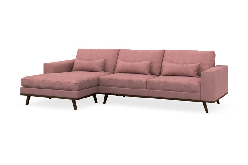 Copenhagen Divansofa Lin - Lyserød - Møbler - Sofaer - Sofa med sjeselong