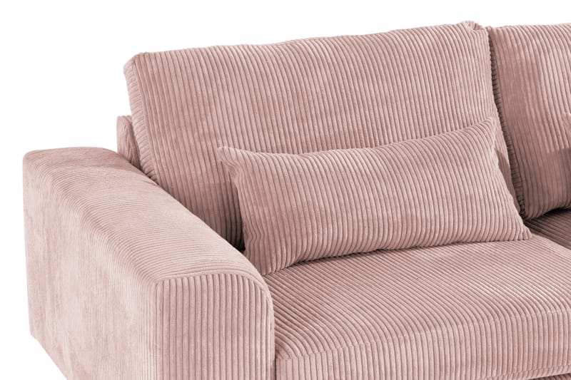 Copenhagen Divansofa Lin - Lyserød - Møbler - Sofaer - Sofa med sjeselong