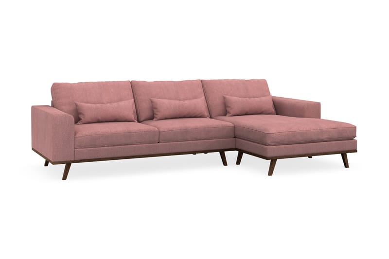 Copenhagen Divansofa Lin - Lyserød - Møbler - Sofaer - Sofa med sjeselong