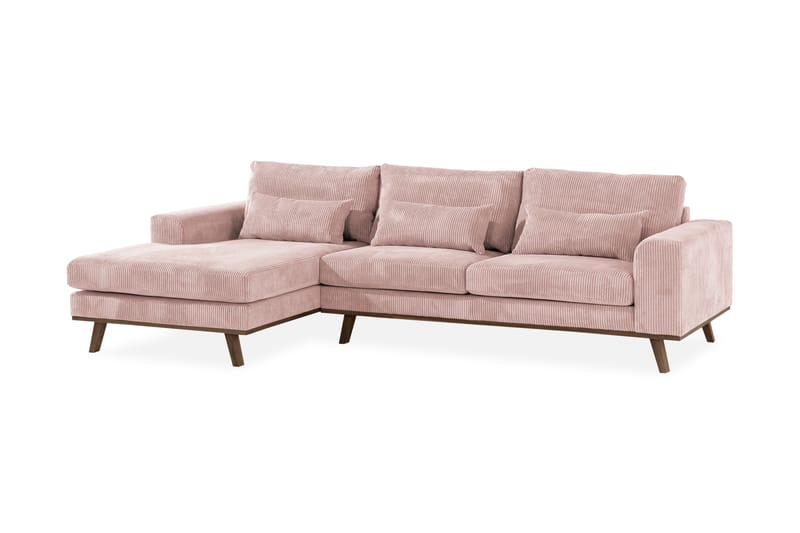 Copenhagen Divansofa Lin - Lyserød - Møbler - Sofaer - Sofa med sjeselong