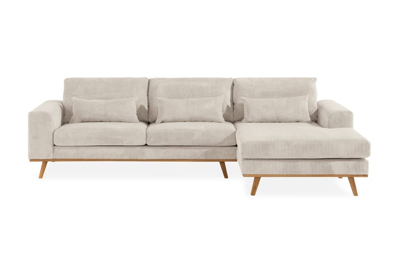 Copenhagen Dyp Divansofa Manchester - Beige - Møbler - Sofaer - Sofa med sjeselong