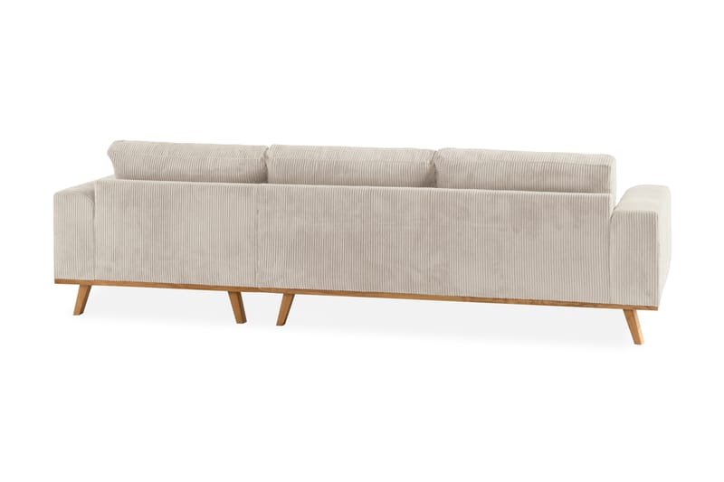 Copenhagen Dyp Divansofa Manchester - Beige - Møbler - Sofaer - Sofa med sjeselong