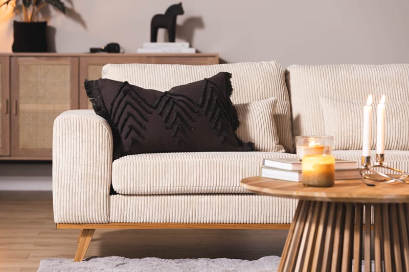 Copenhagen Dyp Divansofa Manchester - Beige - Møbler - Sofaer - Sofa med sjeselong