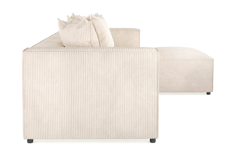 Cubo Dyp L-Sofa 3-seter Divan Venstre - Beige - Møbler - Sofaer - Sofa med sjeselong