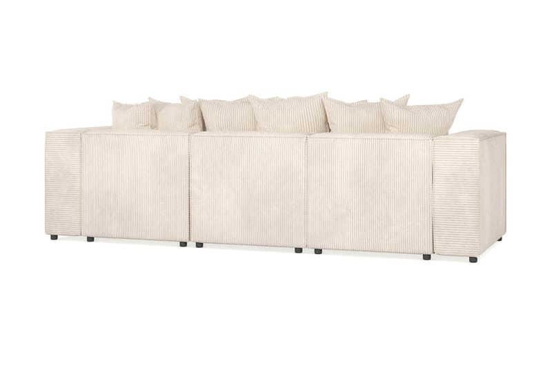 Cubo Dyp L-Sofa 3-seter Divan Venstre - Beige - Møbler - Sofaer - Sofa med sjeselong