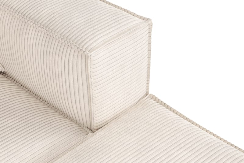 Cubo Dyp L-Sofa 3-seter Divan Venstre - Beige - Møbler - Sofaer - Sofa med sjeselong