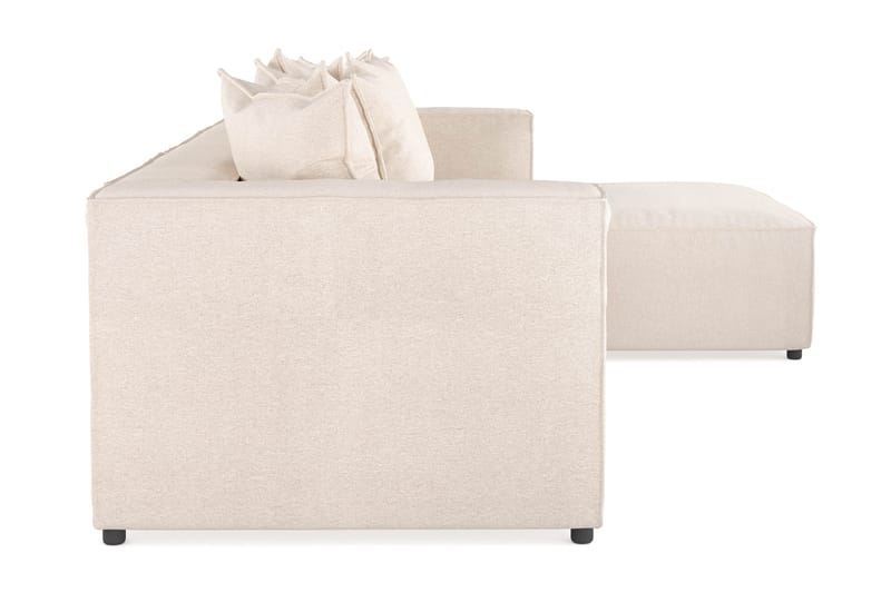 Cubo Dyp Sofa 3-seters med Divan 296 cm bred - Beige - Møbler - Sofaer - Sofa med sjeselong