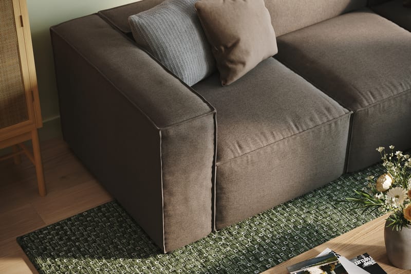 Cubo L-sofa Vendbar - Grå - Møbler - Sofaer - Sofa med sjeselong