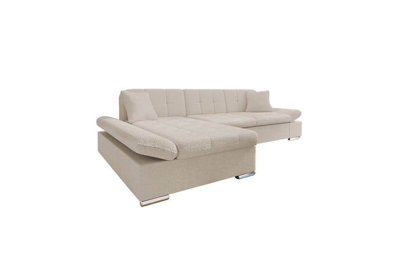 Djerra Sofa med Divan 3-seter - Beige - Møbler - Sofaer - Sofa med sjeselong