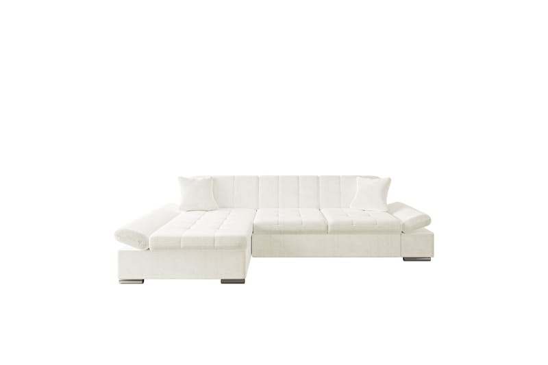 Djerra Sofa med Divan 3-seter - Hvit - Møbler - Sofaer - Sofa med sjeselong