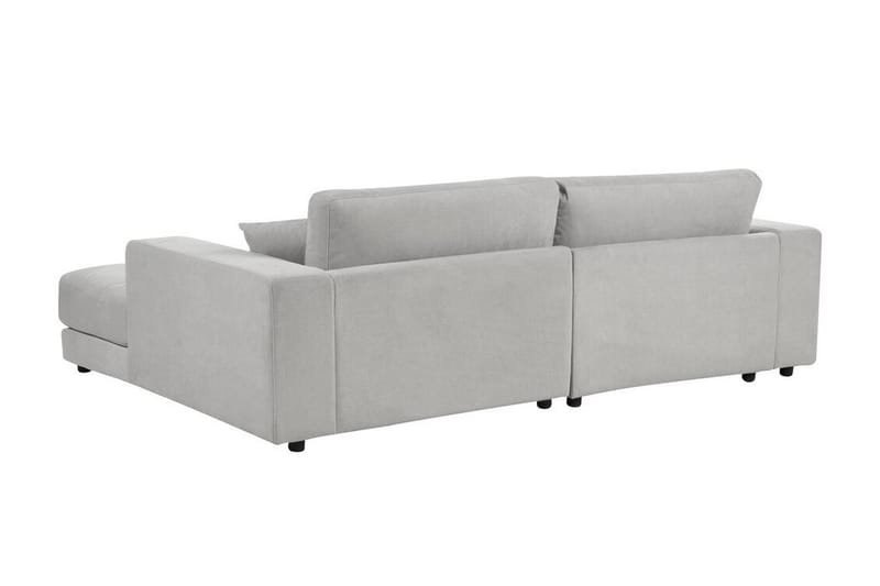 Ersi Sofa med Sjeselong 3-seter - Grå/Svart - Møbler - Sofaer - Sofa med sjeselong