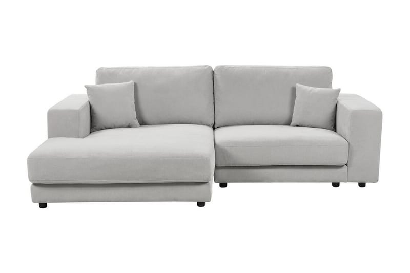 Ersi Sofa med Sjeselong 3-seter - Grå/Svart - Møbler - Sofaer - Sofa med sjeselong