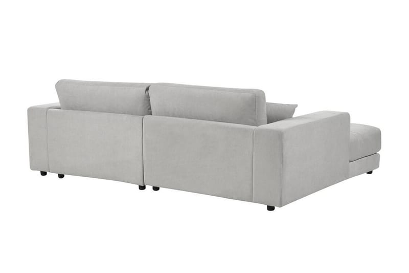 Ersi Sofa med Sjeselong 3-seter - Grå/Svart - Møbler - Sofaer - Sofa med sjeselong