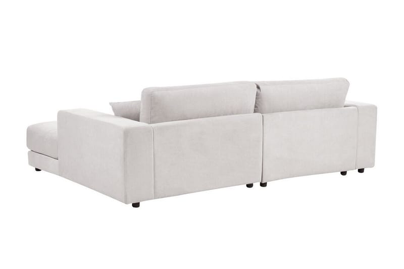 Ersi Sofa med Sjeselong 3-seter - Hvit/Svart - Møbler - Sofaer - Sofa med sjeselong