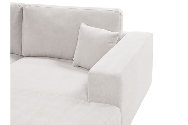 Ersi Sofa med Sjeselong 3-seter - Hvit/Svart - Møbler - Sofaer - Sofa med sjeselong