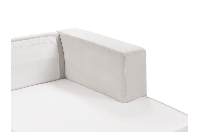 Ersi Sofa med Sjeselong 3-seter - Hvit/Svart - Møbler - Sofaer - Sofa med sjeselong