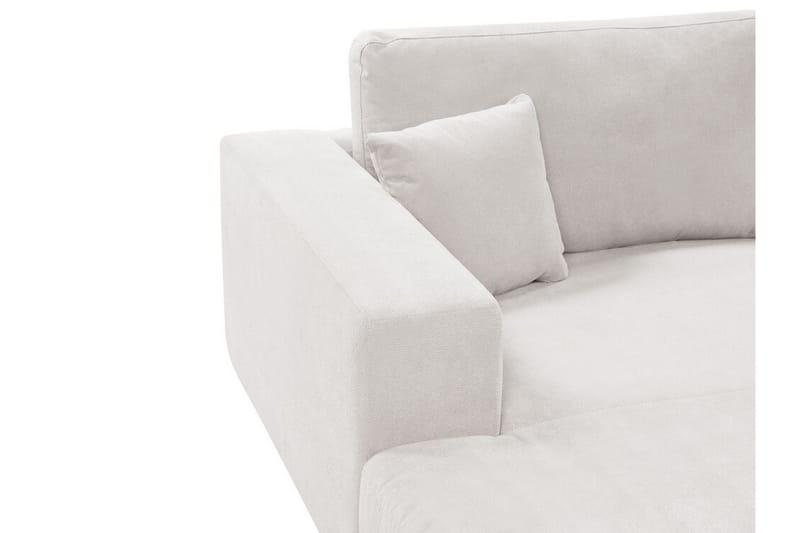 Ersi Sofa med Sjeselong 3-seter - Hvit/Svart - Møbler - Sofaer - Sofa med sjeselong