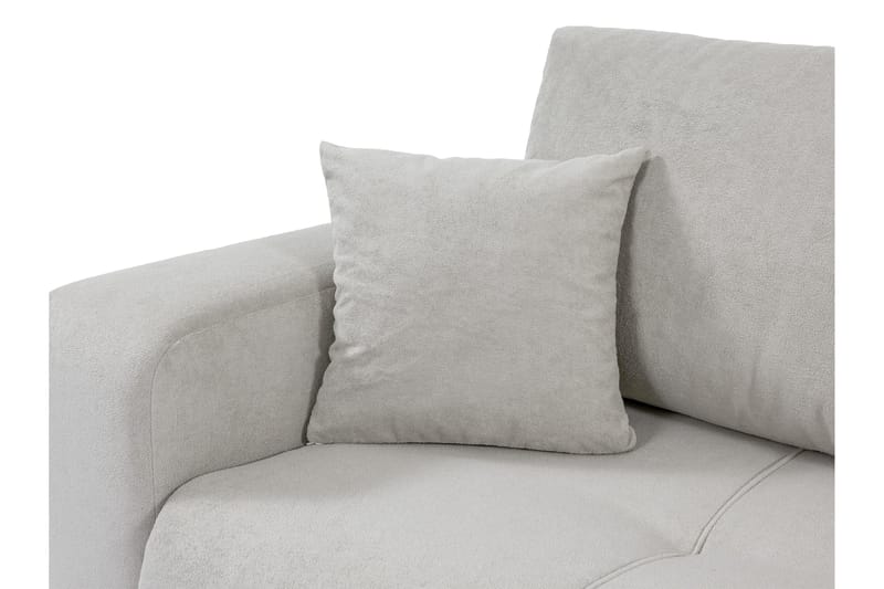 Flo Sofa med Divan 3-seter - Grå - Møbler - Sofaer - Sofa med sjeselong