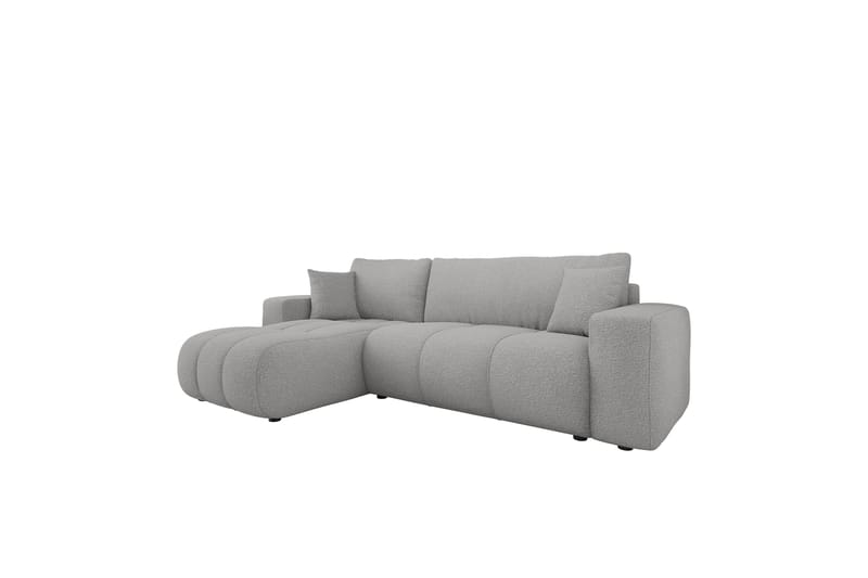 Flo Sofa med Divan 3-seter - Lys grå - Møbler - Sofaer - Sofa med sjeselong