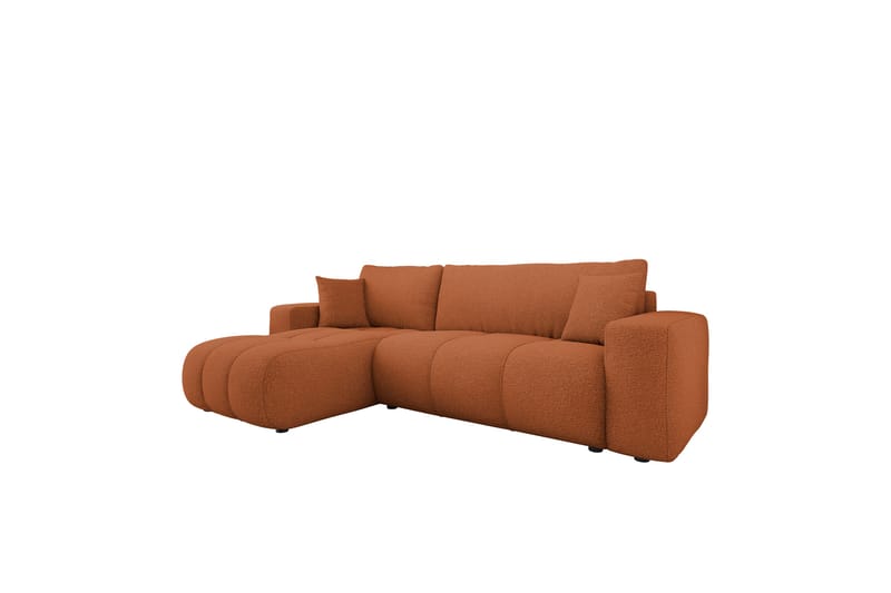 Flo Sofa med Divan 3-seter - Oransje - Møbler - Sofaer - Sofa med sjeselong