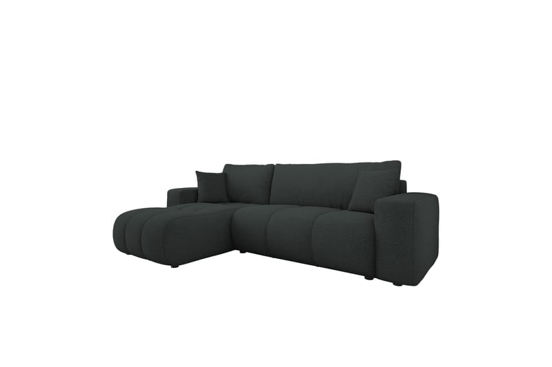 Flo Sofa med Divan 3-seter - Svart - Møbler - Sofaer - Sofa med sjeselong