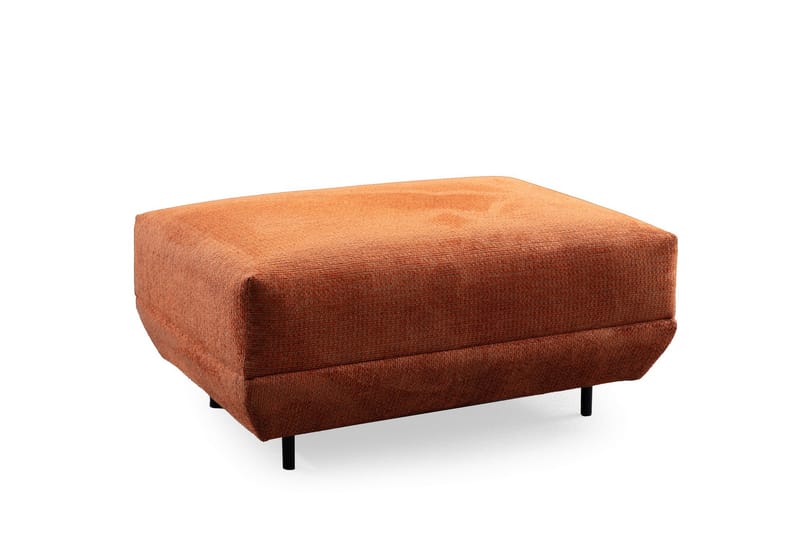 Floransa 4-seters Sofa med Divan - Oransje - Møbler - Sofaer - Sofa med sjeselong