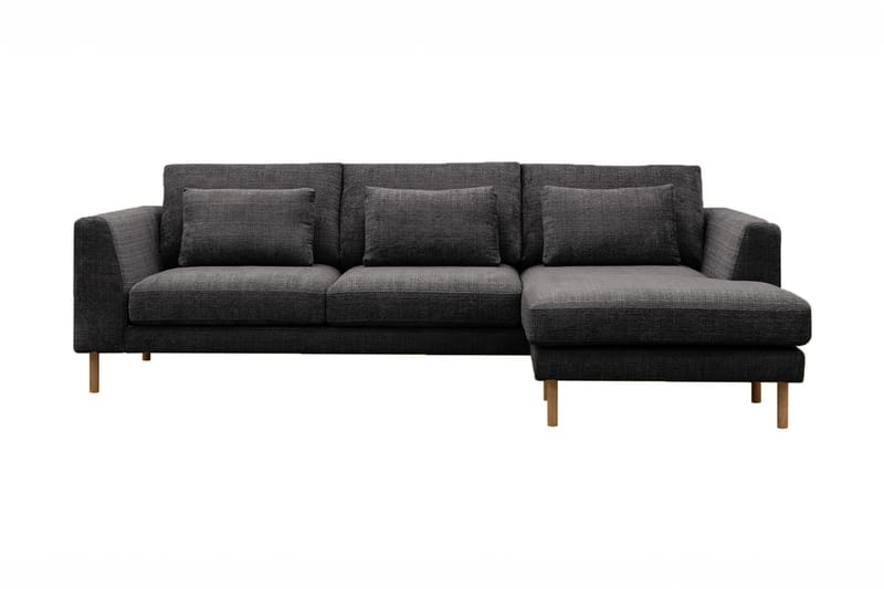 Florenz 3-seters Sofa med Divan Høyre - Grå - Møbler - Sofaer - Sofa med sjeselong