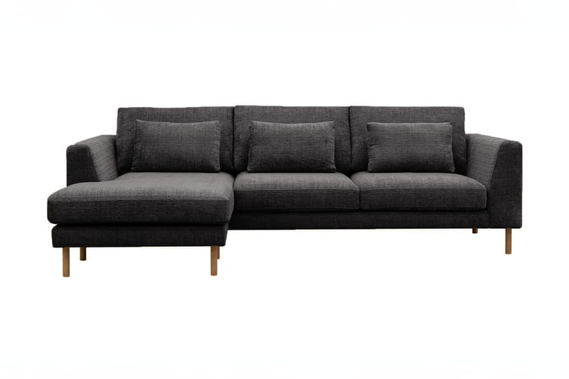 Florenz 3-seters Sofa med Divan Venstre - Grå - Møbler - Sofaer - Sofa med sjeselong