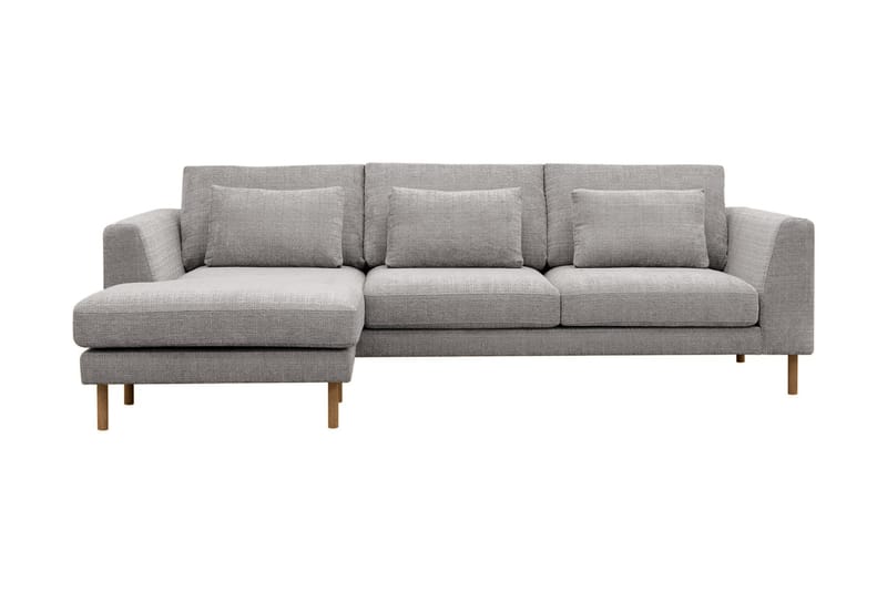 Florenz 3-seters Sofa med Divan Venstre - Lysegrå - Møbler - Sofaer - Sofa med sjeselong