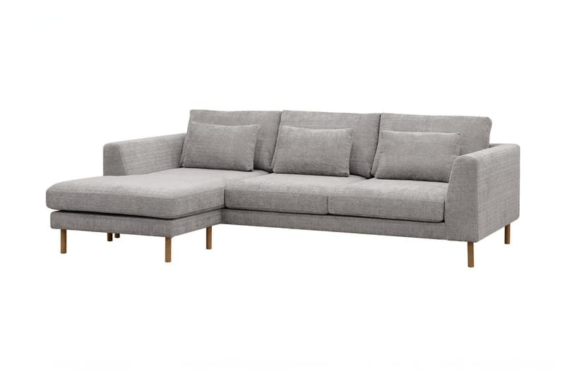 Florenz 3-seters Sofa med Divan Venstre - Lysegrå - Møbler - Sofaer - Sofa med sjeselong