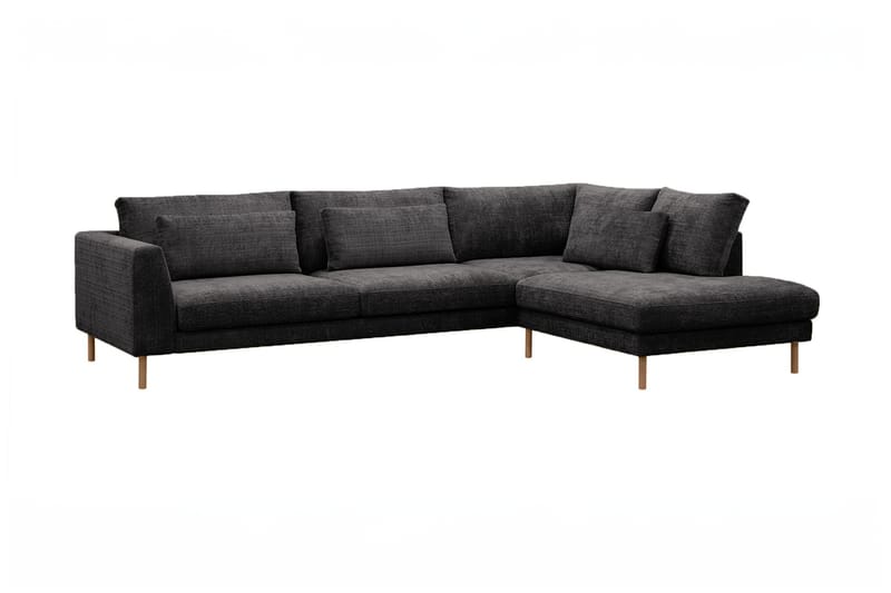 Florenz 3-seters Sofa med Sjeselong Høyre - Grå - Møbler - Sofaer - Sofa med sjeselong