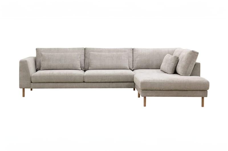 Florenz 3-seters Sofa med Sjeselong Høyre - Grå/Beige - Møbler - Sofaer - Sofa med sjeselong