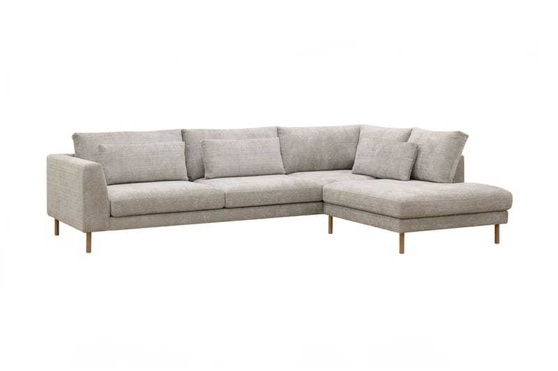 Florenz 3-seters Sofa med Sjeselong Høyre - Grå/Beige - Møbler - Sofaer - Sofa med sjeselong