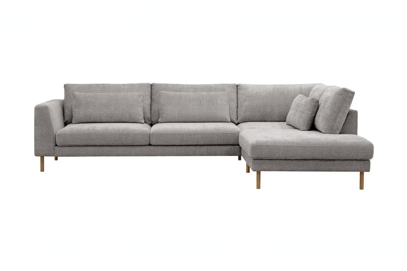 Florenz 3-seters Sofa med Sjeselong Høyre - Lysegrå - Møbler - Sofaer - Sofa med sjeselong