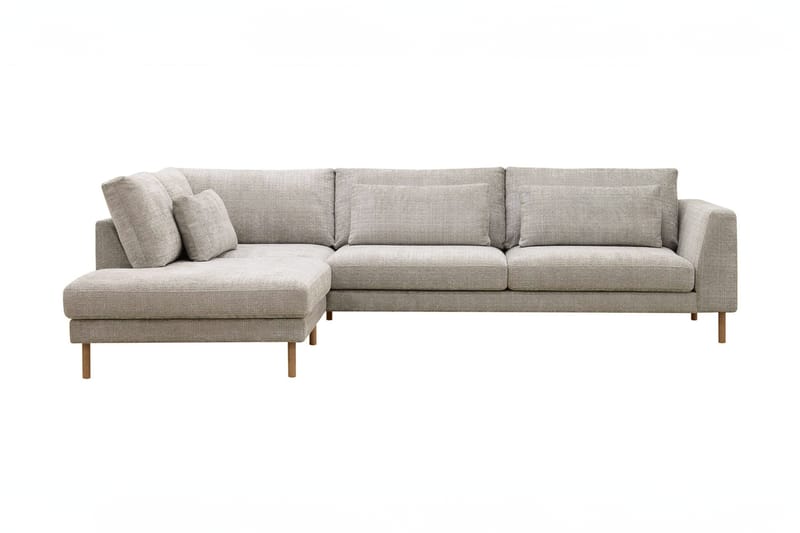 Florenz 3-seters Sofa med Sjeselong Venstre - Grå/Beige - Møbler - Sofaer - Sofa med sjeselong