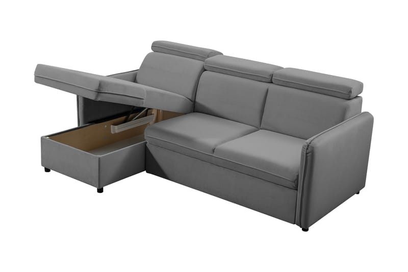 Fredrik Sofa med Sjeselong 3-seter - Brun - Møbler - Sofaer - Sofa med sjeselong